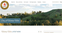 Desktop Screenshot of hiddenhillscity.org