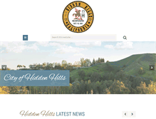 Tablet Screenshot of hiddenhillscity.org